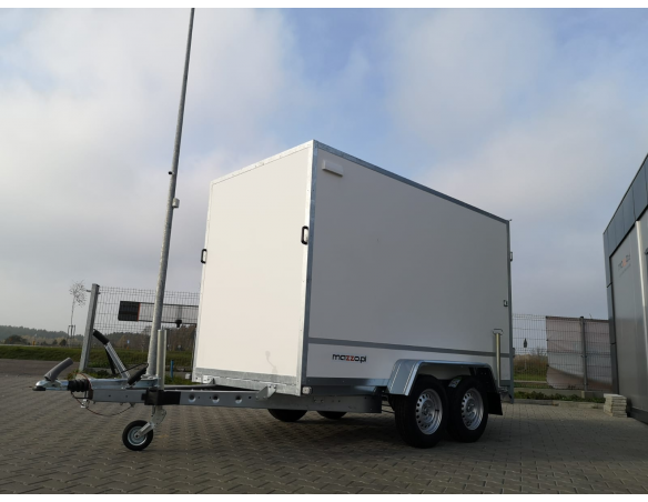 TEMA BOX closed box trailer GVW 1300kg